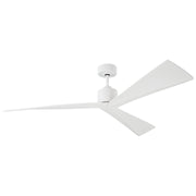 Visual Comfort Fan - 3ADR60RZW - 60"Ceiling Fan - Adler - Matte White