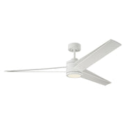 Visual Comfort Fan - 3AMR60RZWD - 60"Ceiling Fan - Armstrong - Matte White