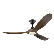 Visual Comfort Fan - 3MAVR60BKD - 60"Ceiling Fan - Maverick - Matte Black