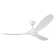 Visual Comfort Fan - 3MAVR60RZWD - 60"Ceiling Fan - Maverick - Matte White