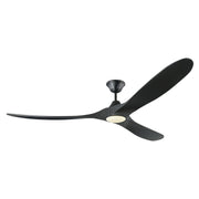Visual Comfort Fan - 3MAVR70BKBKD - 70"Ceiling Fan - Maverick - Matte Black