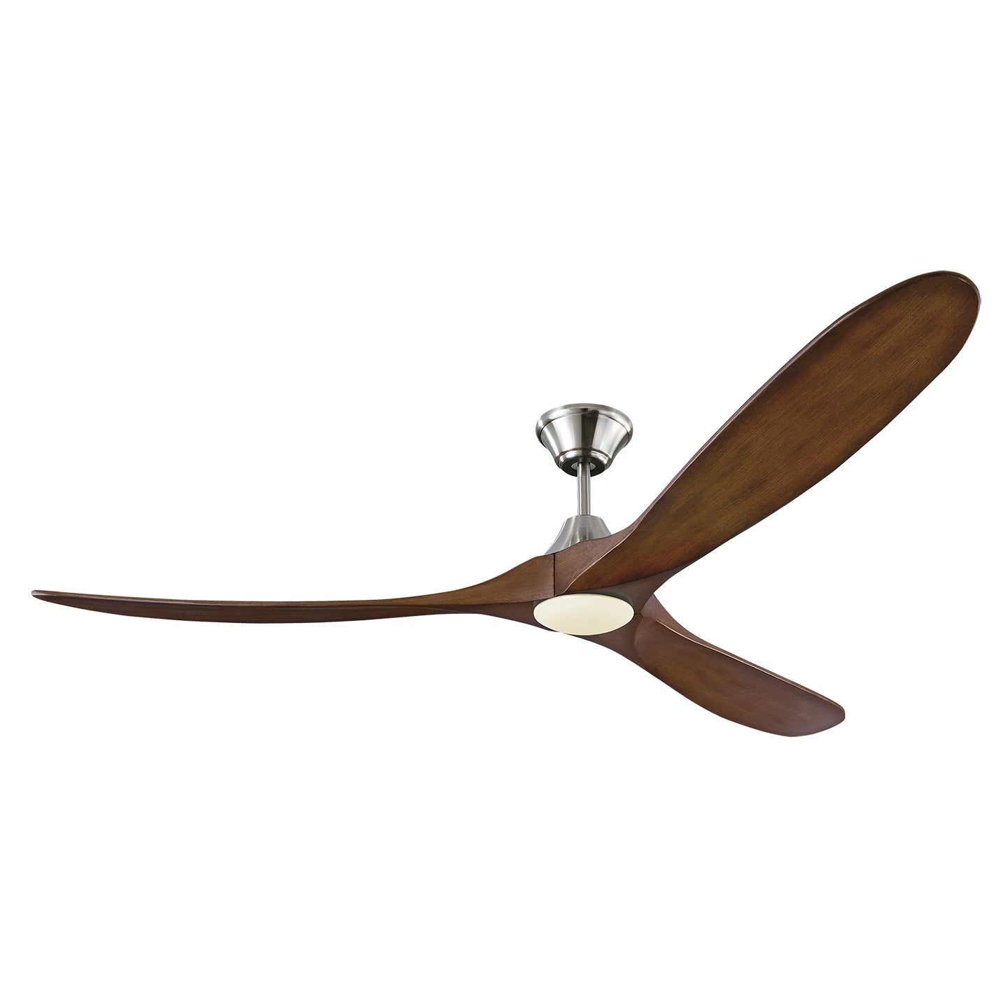 Visual Comfort Fan - 3MAVR70BSKOAD - 70"Ceiling Fan - Maverick - Brushed Steel
