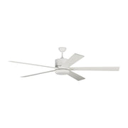Generation Lighting - 5VMR72RZWD - 72" Ceiling Fan - Vision - Matte White