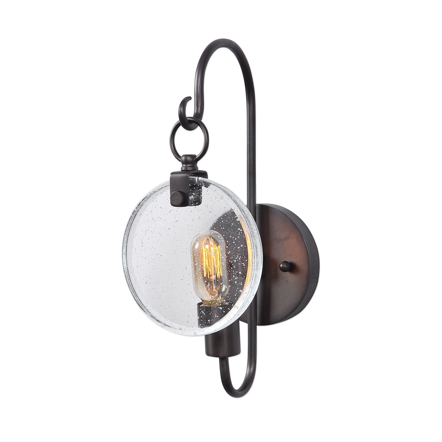 Uttermost - 22520 - One Light Wall Sconce - Whitten - Acid Oxidized Dark Bronze