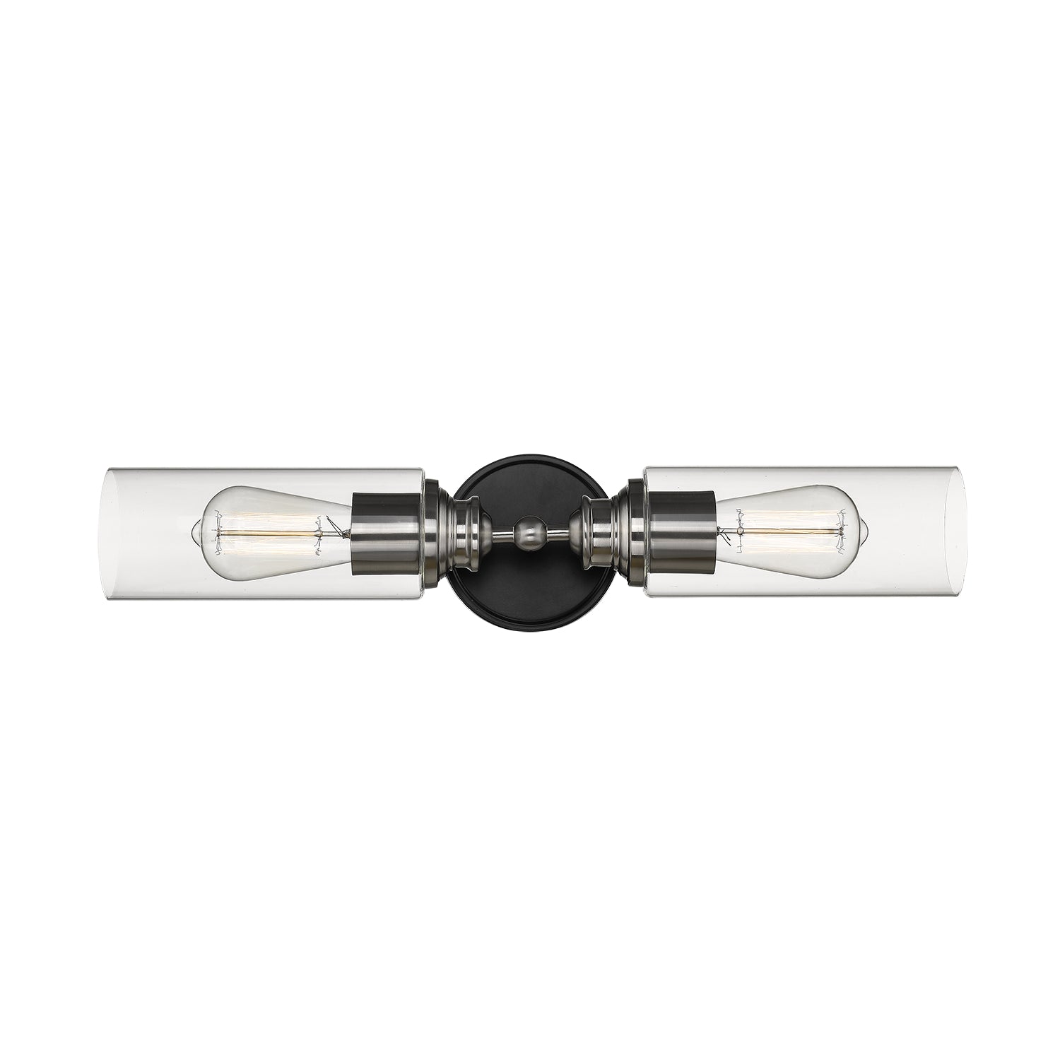 Millennium - 2412-MB/BN - Two Light Vanity - Matte Black/Brushed Nickel
