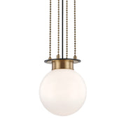Hudson Valley - 2011-AOB - One Light Pendant - Gunther - Aged Old Bronze