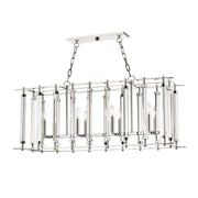 Hudson Valley - 2842-PN - Eight Light Island Pendant - Haddon - Polished Nickel