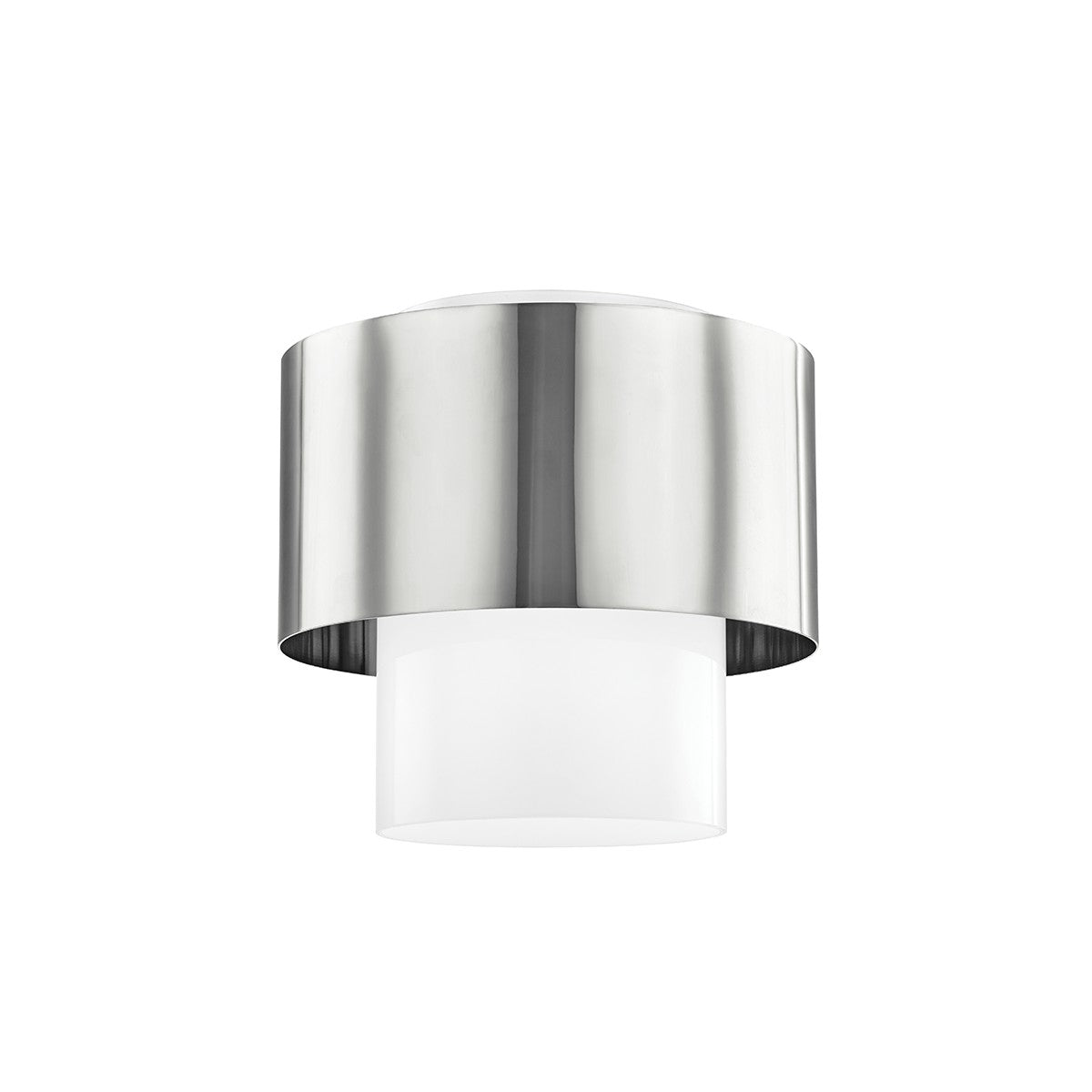Hudson Valley - 8609-PN - One Light Flush Mount - Corinth - Polished Nickel