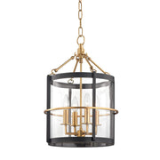 Hudson Valley - BKO200-AOB - Four Light Pendant - Ren - Aged Old Bronze