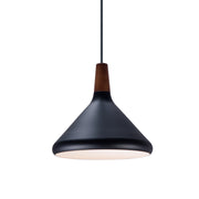 Maxim - 11350WNBK - One Light Pendant - Nordic - Walnut / Black