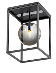 Maxim - 11360MSKBKPC - LED Flush Mount - Fluid - Black / Polished Chrome