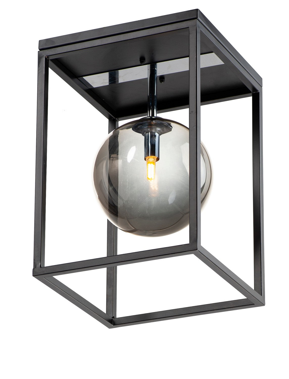 Maxim - 11360MSKBKPC - LED Flush Mount - Fluid - Black / Polished Chrome