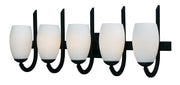 Maxim - 21645SWTXB - Five Light Bath Vanity - Taylor - Textured Black