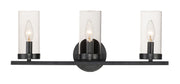 Maxim - 25257CLBK - Three Light Bath Vanity - Sentinel - Black