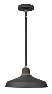 Hinkley - 10483TK - LED Convertible Pendant Barn Light - Foundry Classic - Textured Black