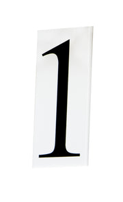 Maxim - 53611WT - House Number 1 - Address - White