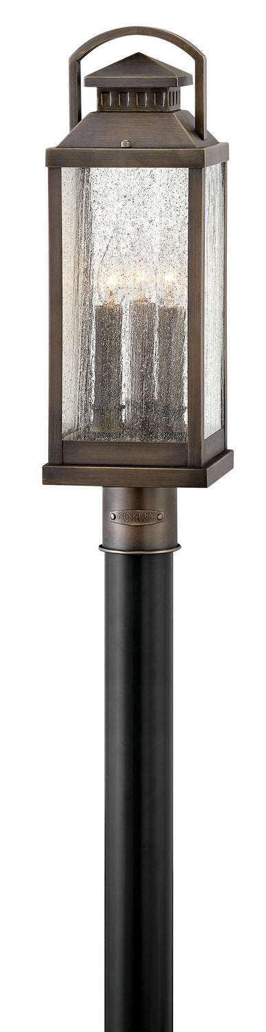 Hinkley - 1181BLB - LED Post Top or Pier Mount Lantern - Revere - Blackened Brass