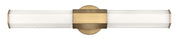 Hinkley - 51152HB - LED Vanity - Facet - Heritage Brass