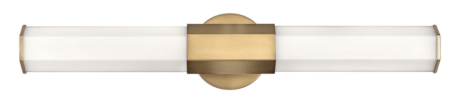 Hinkley - 51152HB - LED Vanity - Facet - Heritage Brass