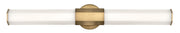 Hinkley - 51153HB - LED Vanity - Facet - Heritage Brass