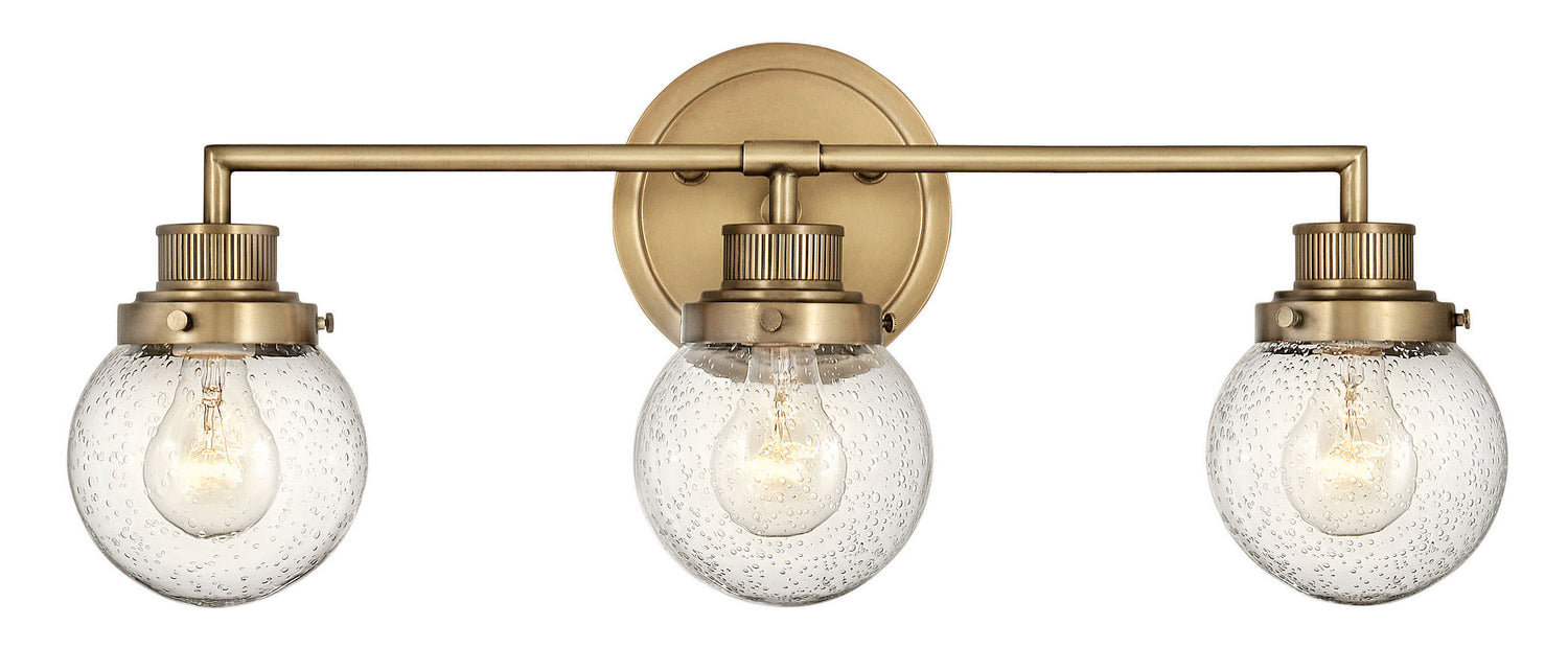 Hinkley - 5933HB - LED Vanity - Poppy - Heritage Brass