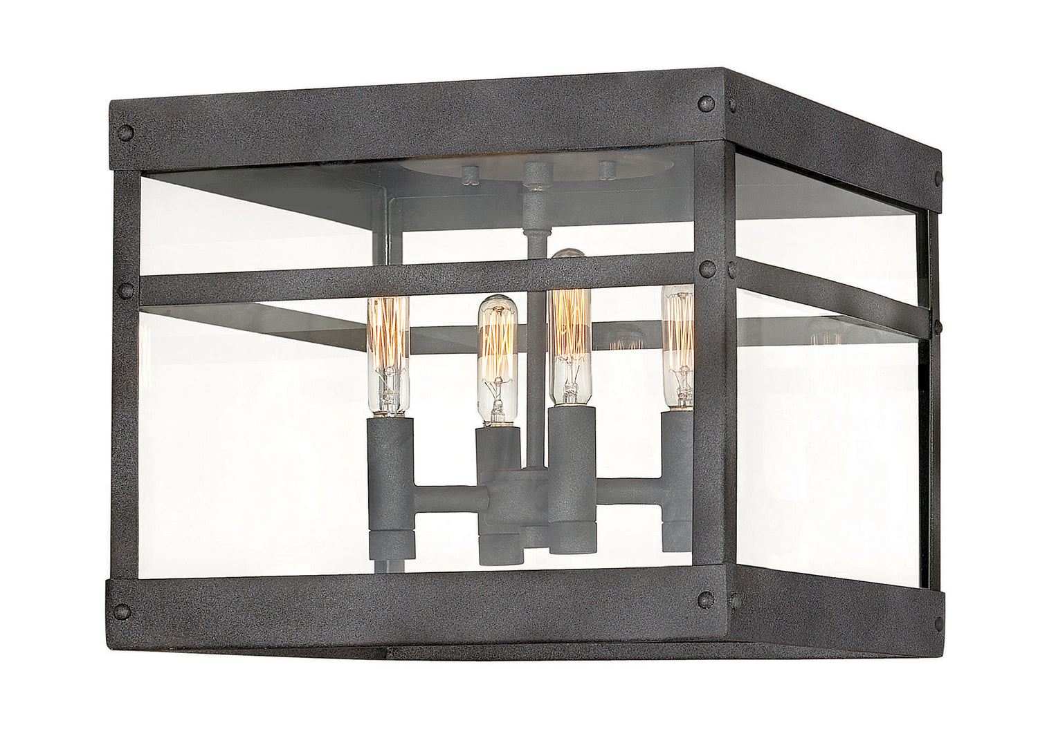 Hinkley - 2803DZ - LED Flush Mount - Porter - Aged Zinc
