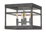 Hinkley - 2803DZ - LED Flush Mount - Porter - Aged Zinc