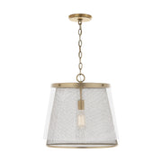 Capital Lighting - 332312AD - One Light Pendant - Abbott - Aged Brass