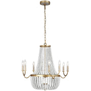 Generation Lighting - F3280/8ADB - Eight Light Chandelier - Marielle - Antique Gild