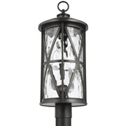 Generation Lighting - OL15207ANBZ - Three Light Outdoor Post Lantern - Millbrooke - Antique Bronze