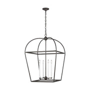 Visual Comfort Studio - CC1104SMS - Four Light Lantern - Stonington - Smith Steel