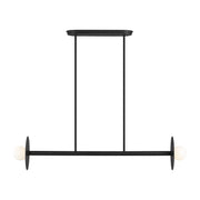 Visual Comfort Studio - KC1012MBK - Two Light Linear Chandelier - Nodes - Midnight Black