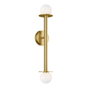 Visual Comfort Studio - KWL1012BBS - Two Light Wall Sconce - Nodes - Burnished Brass
