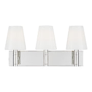 Visual Comfort Studio - TV1033PN - Three Light Vanity - Beckham Classic - Polished Nickel