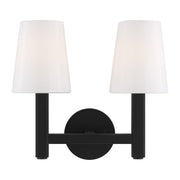 Visual Comfort Studio - TV1122AI - Two Light Vanity - Logan - Aged Iron