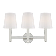 Visual Comfort Studio - TV1133PN - Three Light Vanity - Logan - Polished Nickel