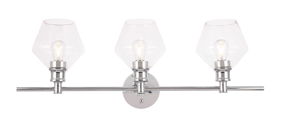Elegant Lighting - LD2316C - Three Light Wall Sconce - Gene - Chrome