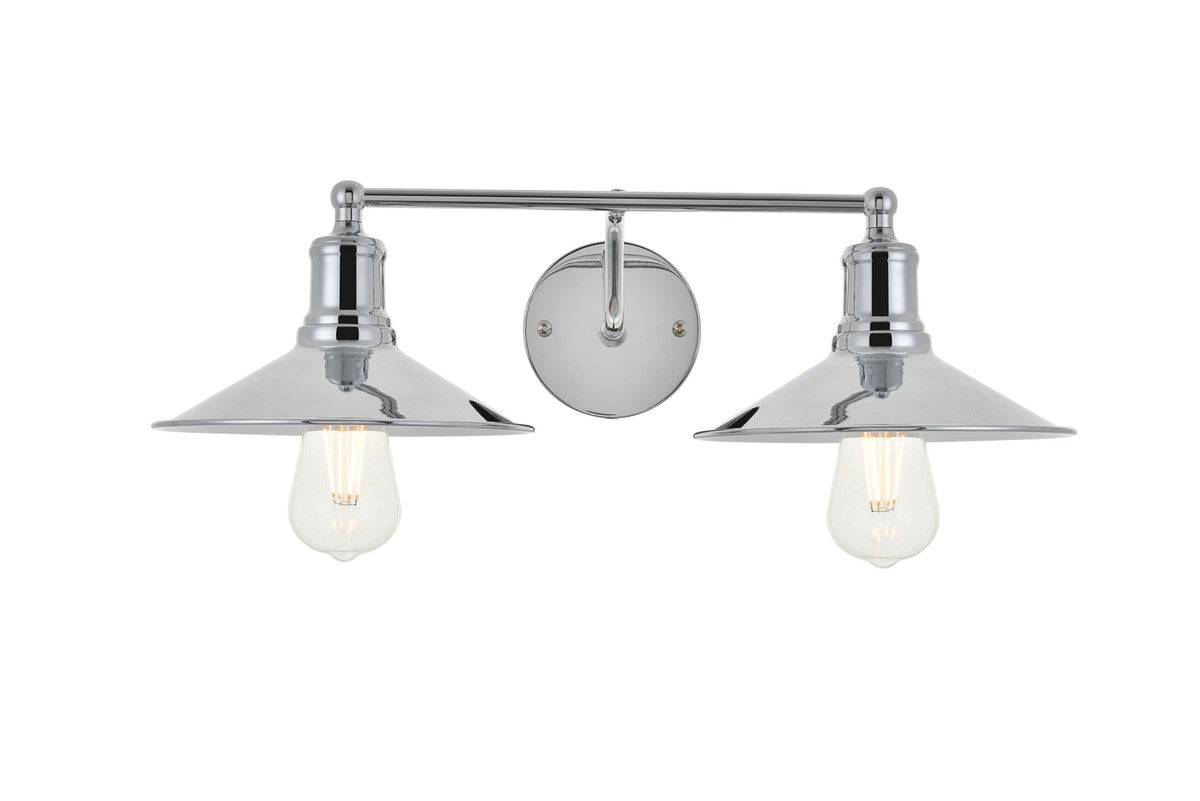 Elegant Lighting - LD4033W21C - Two Light Wall Sconce - Etude - chrome