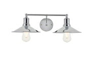Elegant Lighting - LD4033W21C - Two Light Wall Sconce - Etude - chrome