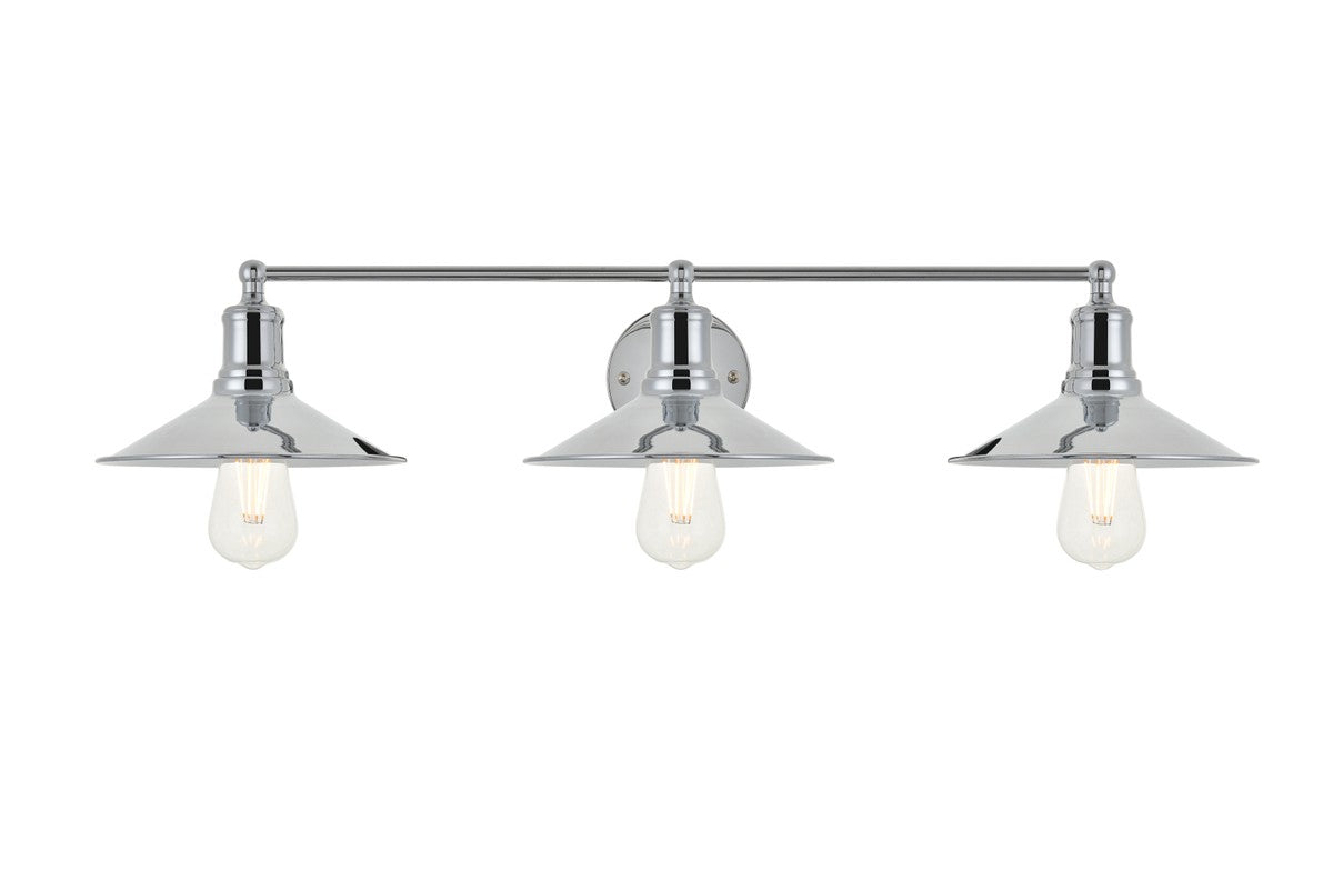 Elegant Lighting - LD4033W33C - Three Light Wall Sconce - Etude - chrome