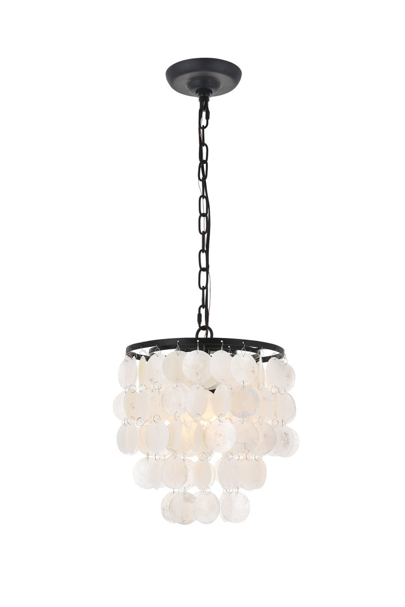 Elegant Lighting - LD5050D10BK - One Light Pendant - Selene - Black