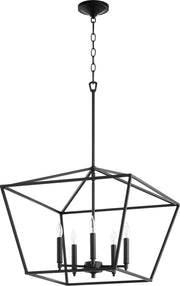 Quorum - 644-5-69 - Five Light Chandelier - Gabriel - Textured Black