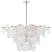 Visual Comfort Signature - ARN 5450PN-WSG - Nine Light Chandelier - Loire - Polished Nickel