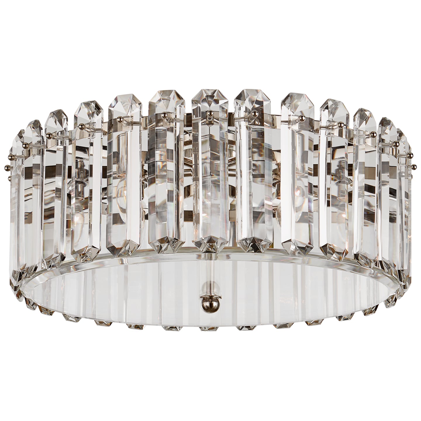 Visual Comfort Signature - ARN 4126PN - Five Light Flush Mount - Bonnington - Polished Nickel