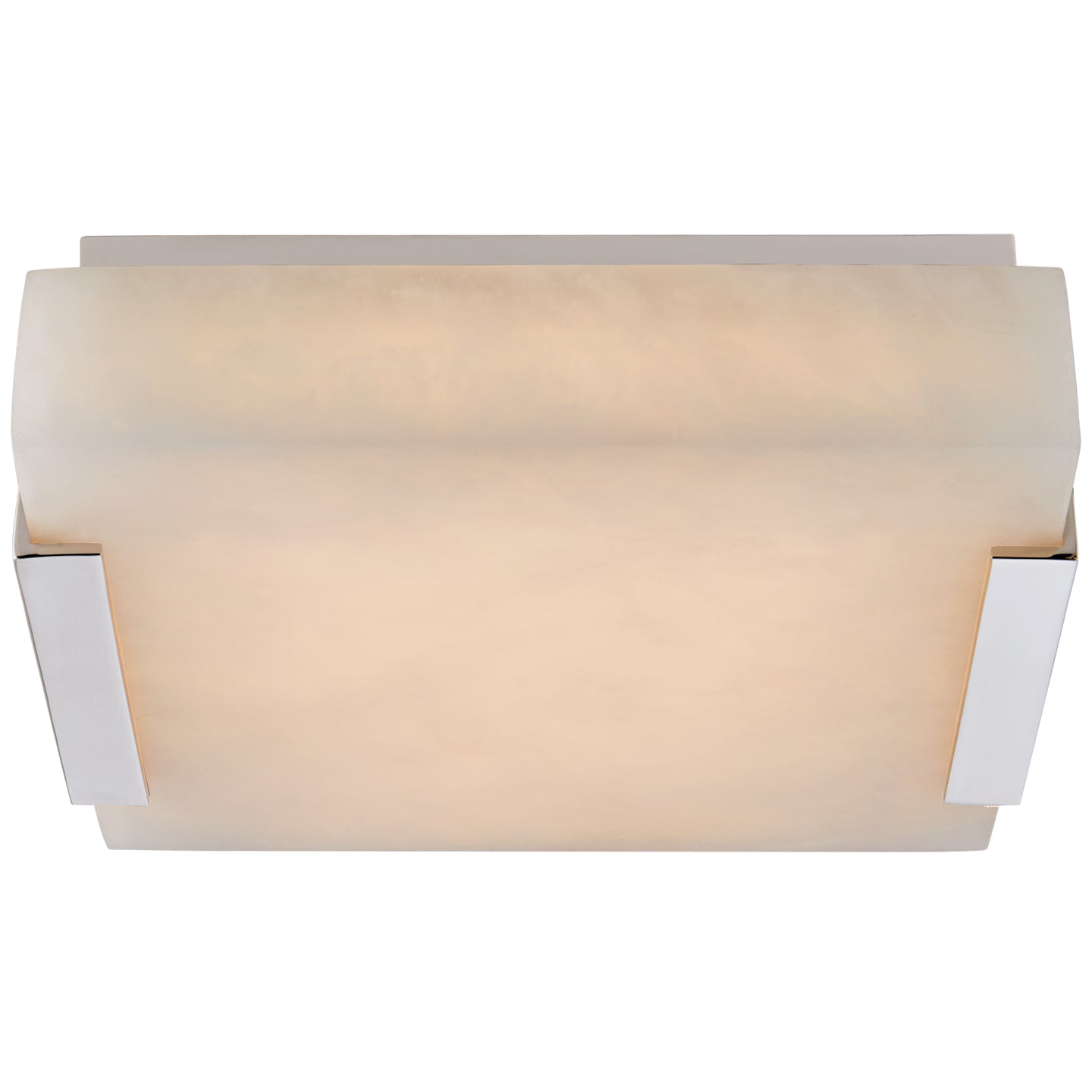 Visual Comfort Signature - KW 4114PN-ALB - LED Flush Mount - Covet - Polished Nickel