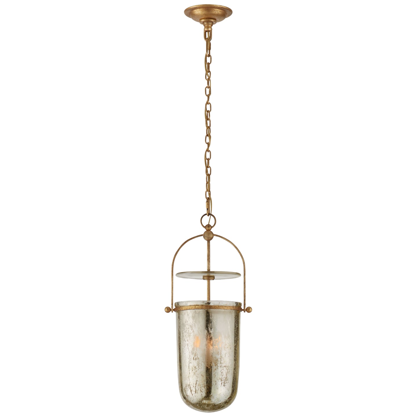 Visual Comfort Signature - CHC 2298GI-MG - Three Light Lantern - Lorford - Gilded Iron