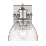 Golden - 3118-BA1 PW-SD - One Light Bath Vanity - Hines - Pewter