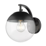 Golden - 3219-1W BLK-BLK - One Light Wall Sconce - Dixon - Matte Black
