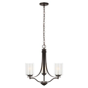 Generation Lighting - 3137303EN3-710 - Three Light Chandelier - Elmwood Park - Bronze