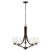 Generation Lighting - 3137305EN3-710 - Five Light Chandelier - Elmwood Park - Bronze